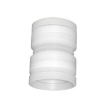 Ubbink - 330082 - Adaptater Flexible Pipe 83 To 80 - Male - Pptl - White