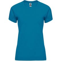 Camiseta De Manga Ranglán Para Mujer Antihumedad Con Paneles Inferiores Bahrain Woman Roly M Azul Luz De Luna