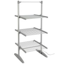 Heated Clothes Airer 3 Tier 300w By Rediffusion Redh08