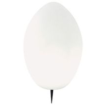 LIVOS Außenstehleuchte E27 – Diffusor aus hochbeständigem Harz – 300 mm – IP54 – 100W