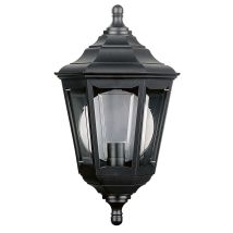 Cristher - Wandleuchte Klassisch Clic-clac 6 Apply Halb Ip44 E27 42w Schwarz
