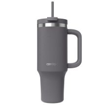 Contigo Bottiglia Termica 1200 Ml Con Manico E Cannuccia, Borraccia Isolata In Acciaio Inossidabile Con Coperchio, Raffredda Per 29 Ore, Tazza Termica