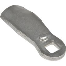 Emka - Sperrnase Gerade Für Blechmontagezylinder, 45 X 19 Mm, Maß H 18 Mm, Edelstahl