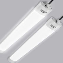 2 Stück Led Feuchtraumleuchte 60cm 18w 1800lm, Led Röhre 5000k Wasserfest Flimmerfrei Ip65 Garage Keller Werkstatt Büro