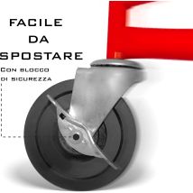 Sollevatore Per Pannelli Alzalastre Per Cartongesso Professionale Con Certificato Ce Portata Di 68 Kg Pieghevole Regolabile In Altezza Xxl 140 - 350 
