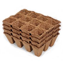 Torftöpfe 5 Cm Quadratisch, 36 Stück Anzucht - Prima Flora