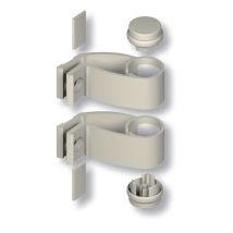 La Croisée Ds – Kit supporto intermedio Diva X Ø 35 – Alu 9006 B3