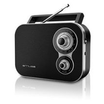 Radio portatile Muse M051R nera – Sintonizzatore digitale FM/MW – Altoparlante integrato – Dimensioni 8,7x18,3x13,1 cm