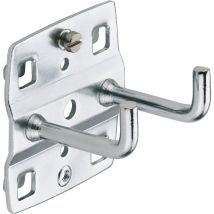 Metec - Werkzeughalter Doppelt 75 X 35 Mm Senkrechtes Hakenende