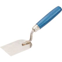 Truelle De Stucateur En Inox - Col Droit - Manche Bois 60 Mm
