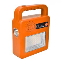 Torcia Led Ricaricabile Da Campeggio Con Altoparlante Bluetooth Solare Emergenza