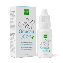 Vitakraft - Disop Ocucan Gotas Hidratantes Para Los Ojos De Las Mascotas, 15 Ml