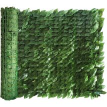 Green - Edera Basic Synthetic Hedge Mit Grünem Edera Leaf 1.5x3m Garten Deluxe -kollektion