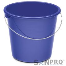 Haushaltseimer 5 Liter – Blau – Kunststoff – Rund