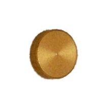 Embellecedor liso dorado 14 – Acabado metálico – Diámetro exterior: 5cm – Diámetro interior: 4cm – Maestro