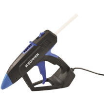 Klebepistole HB 240 – 300 W – 190 °C – 1–1,5 kg/h – 260 x 215 x 85 mm – 600 g – BÜHNEN