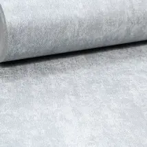 Plain Silver Grey Wallpaper Concrete Industrial Effect Shimmer Metallic Smooth