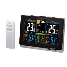 La Crosse - Technology Ws6828-bla - Stazione Meteo Con Schermo A Colori, Colore: Nero