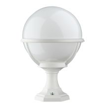Cristher - Gartenleuchtfeuer Clic-clac Globo Ip43 E27 42w 400mm Weiß