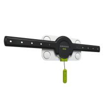 Erard – Feste Wandhalterung für 40 bis 75 Zoll Bildschirme – 044060 – VESA 200x600 – Tragfähigkeit 70 kg – Schwarz