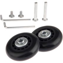 Roulette Valise,roue À Bagages, Essieux Et Roulettes, 2pcs Roulettes De Rechange Avec Essieux À Roulement 70 X 19mm - Valise Roues De Rechange Pour 