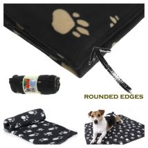 Trade Shop - Traesio - Coperta Plaid In Pile Copri Divano O Coprisedile Per Cani E Gatti Paw 50 X 70 -