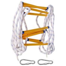 5m Rope Ladders, Fire Escape Rope Ladder, Safety Emergency Ladder With 2 Safety Buckles