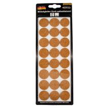 Masterproof Professional Möbelgleiter Ø 28 Mm, Kork, Selbstklebend 24 Stück