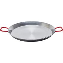 Paellera Valenciana Pulida 60 cm – Acero pulido – Capacidad 19 raciones – Ideal para reuniones – Garcima