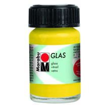 Pittura lavagna Marabu 15 ml Giallo Sole – Colori brillanti e trasparenti, applicazione uniforme – Prodotto a base d'acqua