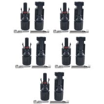 Connecteur Photovoltaïque Panneau Solaire Câble Photovoltaïque 5pcs