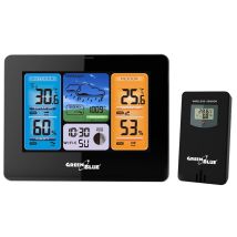 Drahtlose Wlan-wetterstation, Außensensor, Kalender, Barometer, Tuya Ipx4 Smart App