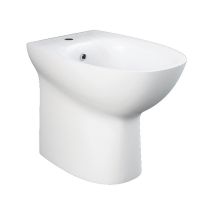 Rak Ceramics Bidet Filo Wand – Weißes Porzellan – Befestigungsmaterial enthalten – Kartonverpackung