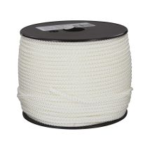 Filo Di Nylon Intrecciato Bianco 4mm X 100m