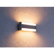 Trio Leuchten - Led Außenwandleuchte Dawson Up And Down Lichteffekt, Anthrazit Breite 30cm