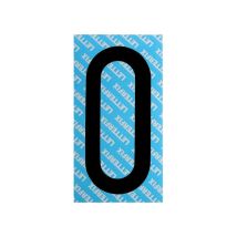 Numéro de porte – Lettre Adhésive Noire Série T80 – Matières, Numéro de porte – LETTERFIX