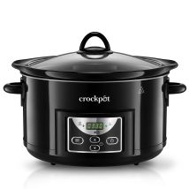 Pentola Per Cottura Lenta, Slow Cooker, Capienza 4.7 Lt, Fino A 6 Persone, Spegnimento Automatico, 2 Impostazioni Cottura E Funzione Mantenimento In 