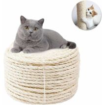 Cuerda Para Árbol De Gatos, Cuerda De Sisal Para Gatos, Resistente Y Duradera, Para Rascar, Para Jardín, Para Gatos, Para Atar En El Jardín, Para 