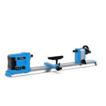 Tour à bois GUEDE – 550 W – Compacité, Variateur de vitesse, Aluminium et Acier – Tour à métaux et à bois