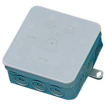 F-tronic - Caja De Conoxione Ap/fr Ip54 12 Introductions Jager (por 10)
