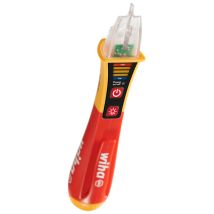 Toolland - Wiha Volt Detector Voltage Tester, Non-contact, Single-pole 12 – 1,000 V Ac I Phase Tester With Optical And Acoustic Signal (43797)