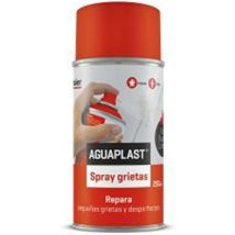 Mastic Aguaplast Spray 250 ml – Réparation fissures murs et plafonds – Flexible, facile à poncer – Blanc