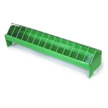 Alimentateur pour poules et canards – 50 cm – Plastique UV – Grille métallique amovible