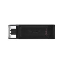 Kingston Technology Datatraveler 70 Usb-stick 64 Gb Usb Typ-c 3.2 Gen 1 (3.1 Gen 1) Schwarz