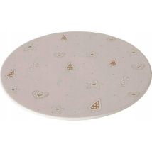 Piatto Decorativo Boltze Bakery Ceramica 30 Cm Grigio