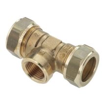 Raccord PE – Té 90° Laiton 15 mm – Matières, Filetage plomberie, Configuration raccord, Type de raccord plomberie – BEVO