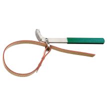 HEYCO Bandschlüssel 1327-2 – Chrom-Vanadium – 280 mm – für Ölfilter bis 240 mm – rutschfestes Gummigewebeband – 504 g