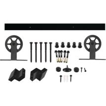 Intersteel - Sistema De Deslizamiento 450120 100kg 2000mm Negro Hlt 38-40mm Completo.