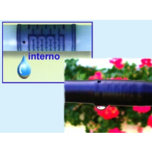 Defibrico - Tubo Per Impianto Di Irrigazione Gocciolante Irritec - Rotolo 50 Mt. - Gocciolatori Ogni 33 Cm. - 2 Lt./ora