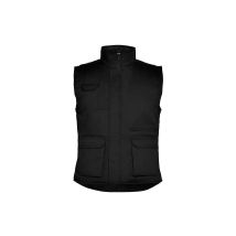 Gilet De Travail Almanzor Noir Avec Haute Visibilité
